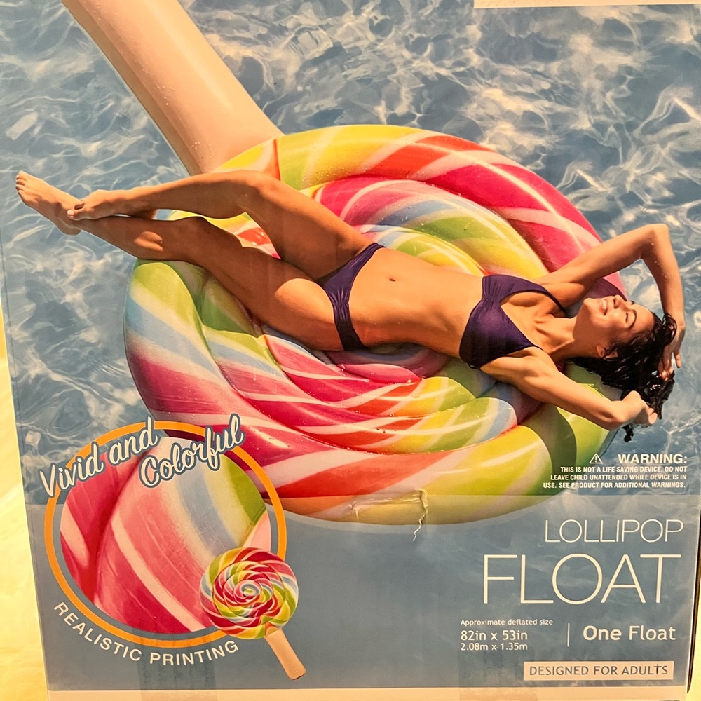 Lollipop Float - Vivid and Colorful Swim Accessory